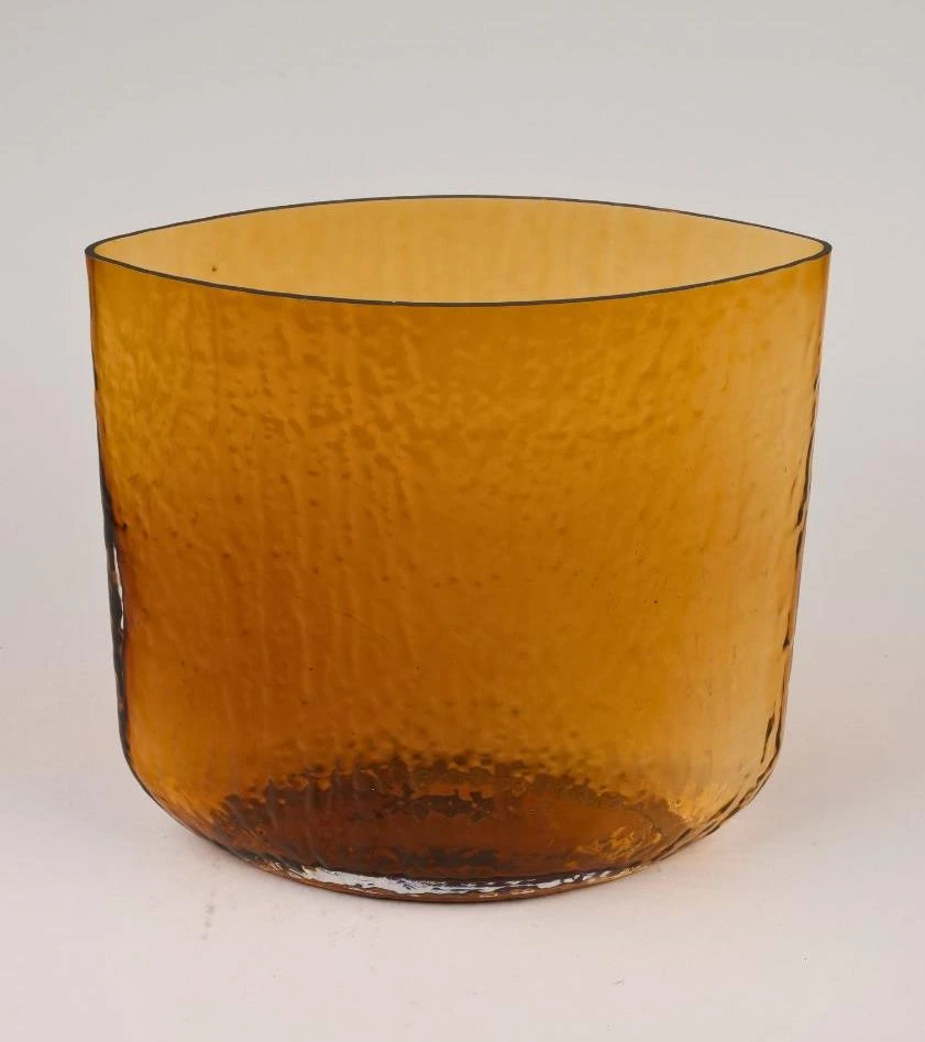 Hollowed Rectangle Glass Vase 30x13x30 cm